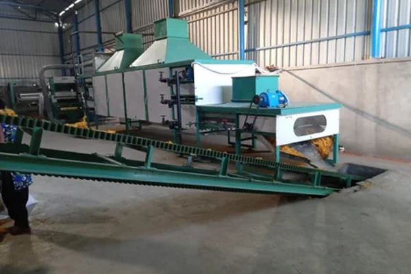 Continuous Steam Dryer For Corn Flakes 